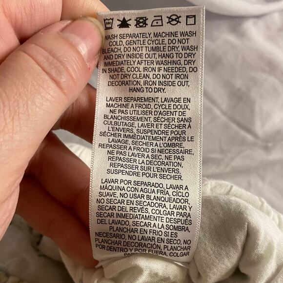 Billabong Palm Leaf Print Crinkle Wide Leg Pants Sage Green Size S - Picture 5 of 6